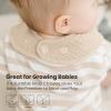 imageKonssy 10Pack Muslin Baby Bibs Soft Cotton Bandana Bibs for Drooling ampamp Teething Unisex Solid Colors for Boys ampamp Girls Newborn ampamp InfantCamel