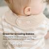 imageKonssy 10Pack Muslin Baby Bibs Soft Cotton Bandana Bibs for Drooling ampamp Teething Unisex Solid Colors for Boys ampamp Girls Newborn ampamp InfantGreenery