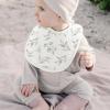 imageKonssy 10Pack Muslin Baby Bibs Soft Cotton Bandana Bibs for Drooling ampamp Teething Unisex Solid Colors for Boys ampamp Girls Newborn ampamp InfantGreenery