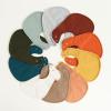 imageKonssy 10Pack Muslin Baby Bibs Soft Cotton Bandana Bibs for Drooling ampamp Teething Unisex Solid Colors for Boys ampamp Girls Newborn ampamp InfantOrange