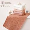 imageKonssy 10Pack Muslin Baby Burp Cloths Sets for Baby Girls and Boys 100 Cotton Soft ampamp Absorbent Burp Rags for Newborn ampamp InfantPink