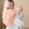 imageKonssy 10Pack Muslin Baby Burp Cloths Sets for Baby Girls and Boys 100 Cotton Soft ampamp Absorbent Burp Rags for Newborn ampamp InfantPink