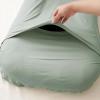 imageKonssy 2 Pack Baby Lounger Cover Stretchy and Soft Newborn Lounger Cover Infant Lounger Slipcover for Boys Girls Covers Only Pink SpringPinkGreen Leaves Green