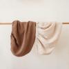 imageKonssy 2 Pack Muslin Changing Pad Covers for Boys Ultra Soft ampamp Breathable Cotton Baby Diaper Changing Table Covers Neutral Nursery Diaper Changing Pad Sheets Fog GreenCreamBrown  Cream