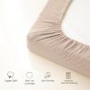 imageKonssy 2 Pack Muslin Changing Pad Covers for Boys Ultra Soft ampamp Breathable Cotton Baby Diaper Changing Table Covers Neutral Nursery Diaper Changing Pad Sheets Fog GreenCreamFall Forest  Wheat