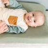 imageKonssy 2 Pack Muslin Changing Pad Covers for Boys Ultra Soft ampamp Breathable Cotton Baby Diaper Changing Table Covers Neutral Nursery Diaper Changing Pad Sheets Fog GreenCreamWoodland  Sage