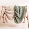 imageKonssy 2 Pack Muslin Changing Pad Covers for Boys Ultra Soft ampamp Breathable Cotton Baby Diaper Changing Table Covers Neutral Nursery Diaper Changing Pad Sheets Fog GreenCreamFog Green Cream