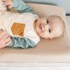 imageKonssy 2 Pack Muslin Changing Pad Covers for Boys Ultra Soft ampamp Breathable Cotton Baby Diaper Changing Table Covers Neutral Nursery Diaper Changing Pad Sheets Fog GreenCreamFog Green Cream