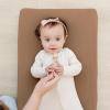 imageKonssy 2 Pack Muslin Changing Pad Covers for Boys Ultra Soft ampamp Breathable Cotton Baby Diaper Changing Table Covers Neutral Nursery Diaper Changing Pad Sheets Fog GreenCreamBrown  Cream
