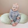 imageKonssy 2 Pack Nursing Pillow Covers Soft and Comfortable Nursing Cover for Breastfeeding Pillows Pillow Slipcover for Baby Girls Boys NewbornPink Pink SpringFog Green  Beige