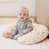 imageKonssy 2 Pack Nursing Pillow Covers Soft and Comfortable Nursing Cover for Breastfeeding Pillows Pillow Slipcover for Baby Girls Boys NewbornPink Pink SpringBrown  Blossom