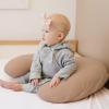imageKonssy 2 Pack Nursing Pillow Covers Stretchy and Soft Nursing Cover for Breastfeeding Pillow Slipcover for Baby Girls Boys Newborn Pink Spring PinkBeige brown