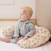 imageKonssy 2 Pack Nursing Pillow Covers Stretchy and Soft Nursing Cover for Breastfeeding Pillow Slipcover for Baby Girls Boys Newborn Pink Spring PinkBeige watercolourflower