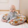 imageKonssy 2 Pack Nursing Pillow Covers Stretchy and Soft Nursing Cover for Breastfeeding Pillow Slipcover for Baby Girls Boys Newborn Pink Spring PinkBeige  Floral