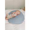 imageKonssy 2 Pack Nursing Pillow Covers Stretchy and Soft Nursing Cover for Breastfeeding Pillow Slipcover for Baby Girls Boys Newborn Pink Spring PinkBlue Grass  Ice Blue