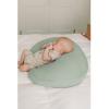 imageKonssy 2 Pack Nursing Pillow Covers Stretchy and Soft Nursing Cover for Breastfeeding Pillow Slipcover for Baby Girls Boys Newborn Pink Spring PinkGreen  Green Leaves