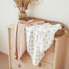 imageKonssy 2Pack Muslin Hooded Baby Towels 100 Cotton UltraSoft ampamp Absorbent Baby Bath Towels with Hood for Newborn ampamp Infant Pink Floral30quot x 30quotCamel  Sun