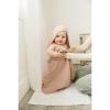 imageKonssy 2Pack Muslin Hooded Baby Towels 100 Cotton UltraSoft ampamp Absorbent Baby Bath Towels with Hood for Newborn ampamp Infant Pink Floral30quot x 30quotCamel  Sun