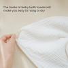 imageKonssy 2Pack Muslin Hooded Baby Towels 100 Cotton UltraSoft ampamp Absorbent Baby Bath Towels with Hood for Newborn ampamp Infant Pink Floral30quot x 30quotBlue  Star