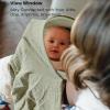 imageKonssy 2Pack Muslin Nursing Cover Up for Breastfeeding Moms with Rigid Hoop 100 Cotton Lightweight ampamp Breathable Breastfeeding Cover Adjustable ampamp ComfortFog Green  Cream
