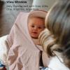 imageKonssy 2Pack Muslin Nursing Cover Up for Breastfeeding Moms with Rigid Hoop 100 Cotton Lightweight ampamp Breathable Breastfeeding Cover Adjustable ampamp ComfortDusty Rose  Cream