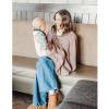 imageKonssy 2Pack Muslin Nursing Cover Up for Breastfeeding Moms with Rigid Hoop 100 Cotton Lightweight ampamp Breathable Breastfeeding Cover Adjustable ampamp ComfortDusty Rose  Cream