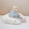 imageKonssy 2Pack Muslin Nursing Pillow Covers Soft ampamp Adorable Nursing Covers for Breastfeeding Pillows Slipcovers for Newborn Boys ampamp GirlsPink FloralBlue  Star