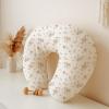 imageKonssy 2Pack Muslin Nursing Pillow Covers Soft ampamp Adorable Nursing Covers for Breastfeeding Pillows Slipcovers for Newborn Boys ampamp GirlsPink FloralCream  Blossom
