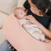 imageKonssy 2Pack Muslin Nursing Pillow Covers Soft ampamp Adorable Nursing Covers for Breastfeeding Pillows Slipcovers for Newborn Boys ampamp GirlsPink FloralCream  Pink