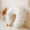 imageKonssy 2Pack Muslin Nursing Pillow Covers Soft ampamp Adorable Nursing Covers for Breastfeeding Pillows Slipcovers for Newborn Boys ampamp GirlsPink FloralBlue  Star