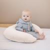 imageKonssy 2Pack Muslin Nursing Pillow Covers Soft ampamp Adorable Nursing Covers for Breastfeeding Pillows Slipcovers for Newborn Boys ampamp GirlsPink FloralOat  Wheat