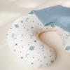 imageKonssy 2Pack Muslin Nursing Pillow Covers Soft ampamp Adorable Nursing Covers for Breastfeeding Pillows Slipcovers for Newborn Boys ampamp GirlsPink FloralBlue  Star