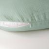 imageKonssy 2Pack Muslin Nursing Pillow Covers Soft ampamp Adorable Nursing Covers for Breastfeeding Pillows Slipcovers for Newborn Boys ampamp GirlsPink FloralCream  Green