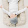 imageKonssy 6 Pack Baby Newborn Hats Set Knot Beanie Hats Soft for Infant Baby Girls Boys Caps 06 MonthsBeige baby Pink white gray green pink