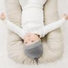 imageKonssy 6 Pack Baby Newborn Hats Set Knot Beanie Hats Soft for Infant Baby Girls Boys Caps 06 MonthsNeural Gray green beige pink camel white
