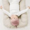 imageKonssy 6 Pack Baby Newborn Hats Set Knot Beanie Hats Soft for Infant Baby Girls Boys Caps 06 MonthsWhite beige baby Pink blush toffee pink