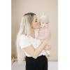 imageKonssy 6 Pack Baby Newborn Hats Set Knot Beanie Hats Soft for Infant Baby Girls Boys Caps 06 MonthsWhite beige baby Pink blush toffee pink