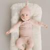 imageKonssy 6 Pack Baby Newborn Hats Set Knot Beanie Hats Soft for Infant Baby Girls Boys Caps 06 MonthsWhite beige clay pink brown green