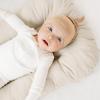 imageKonssy 8 Pack Baby Newborn Hats Set Knot Beanie Hats Soft for Infant Baby Girls Boys Caps 06 MonthsWhite beige yellow clay blue green dark Gray gray