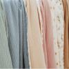 imageKonssy Baby Blankets for Unisex Boys Girls Super Soft Nursery Minky Blankets with Muslin Cotton Front and Dotted Fleece Backing Printed Bed Throws NewbornBlue