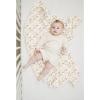 imageKonssy Baby Blankets for Unisex Boys Girls Super Soft Nursery Minky Blankets with Muslin Cotton Front and Dotted Fleece Backing Printed Bed Throws NewbornPosy