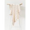 imageKonssy Baby Blankets for Unisex Boys Girls Super Soft Nursery Minky Blankets with Muslin Cotton Front and Dotted Fleece Backing Printed Bed Throws NewbornSun
