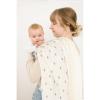 imageKonssy Baby Blankets for Unisex Boys Girls Super Soft Nursery Minky Blankets with Muslin Cotton Front and Dotted Fleece Backing Printed Bed Throws NewbornSun