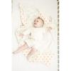 imageKonssy Baby Blankets for Unisex Boys Girls Super Soft Nursery Minky Blankets with Muslin Cotton Front and Dotted Fleece Backing Printed Bed Throws NewbornWarm Sun
