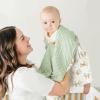 imageKonssy Baby Blankets for Unisex Boys Girls Super Soft Nursery Minky Blankets with Muslin Cotton Front and Dotted Fleece Backing Printed Bed Throws NewbornWoodland