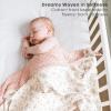 imageKonssy Baby Blankets for Unisex Boys Girls Super Soft Nursery Minky Blankets with Muslin Cotton Front and Dotted Fleece Backing Printed Bed Throws NewbornBlossom