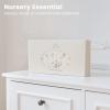 imageKonssy Baby Blankets for Unisex Boys Girls Super Soft Nursery Minky Blankets with Muslin Cotton Front and Dotted Fleece Backing Printed Bed Throws NewbornBlossom