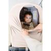 imageKonssy Baby Car Seat Covers Multiuse Carseat Canopy for Babies Stretchy Infant Carseat Cover Boy Shower Gifts for Unisex Boys and GirlsBeige