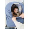imageKonssy Baby Car Seat Covers Multiuse Carseat Canopy for Babies Stretchy Infant Carseat Cover Boy Shower Gifts for Unisex Boys and GirlsBlue