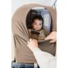 imageKonssy Baby Car Seat Covers Multiuse Carseat Canopy for Babies Stretchy Infant Carseat Cover Boy Shower Gifts for Unisex Boys and GirlsBrown